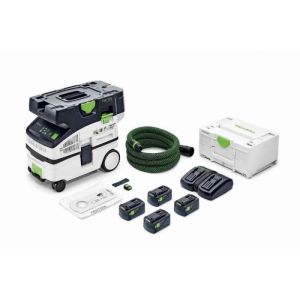 Aspirador sem fio ctlc midi i-plus cleantec - festool - 577671 - 1600 w - 1