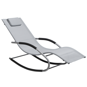 Cadeira lounge/relax metal cinzento carano