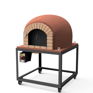 Movelar - forno a lenha modelo stromboli (bordéus - 360 x 80 x 80 cm)