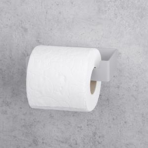 Daske suporte de papel higiênico adesivo cinza esquerdo zenda