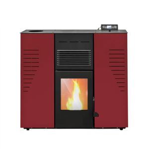 Salamandra a pellets a ar slim astral 12 kw bordeaux sannover