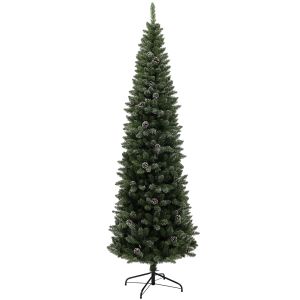 Árvore de natal plástico e aço color verde ø80x225 cm Homcom, casa - natal