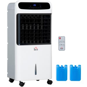 Climatizador portátil abs color blanco 38x35x81cm Homcom