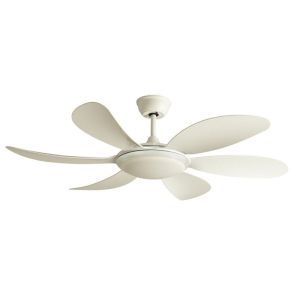 Ventilador dc tanik branco LED 24w