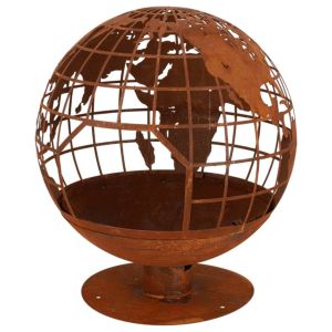 Esschert design brasero con forma de globo terráqueo