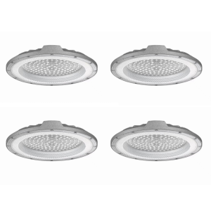 Pack 4x lâmpada LED ufo dob 200w 6000k ip65 pf 0,95 6kv