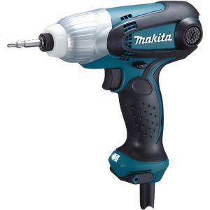 Chave de impacto com fio makita td0101f - 200 w - LED - compacta e leve