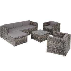 Conjunto de rattan lignano com 2 poltronas