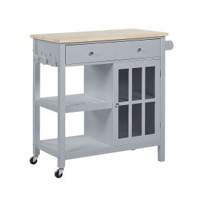 Carrito de cocina genoa gris