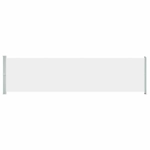 vidaXL toldo lateral retráctil para patio crema 600x160 cm