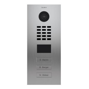 3 botões ip doorphone - d2103v v2 eau salee inox