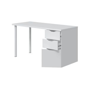 Mesa de escrita athena blanco artik (blanco mate) 138 x 74 x 60cm cm