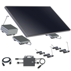Robinsun®️ kit solar plug & play plano-20º 440wp 1 painel bifacial