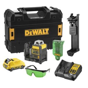 Nível de laser de linha Dewalt dce0811d1g - 2 frascos - verde - sem fio