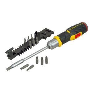 Chave de fenda stanley fatmax com conjunto de bits de 12 peças