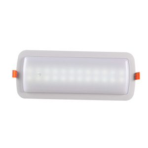 Luminária LED de emergência 3w smd2835 para embutida