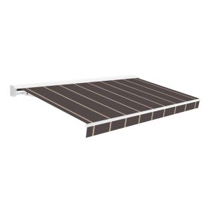 Wasabi - toldo enrolável 4x2,5m cinza acrílica - semicaixa - proteção uv