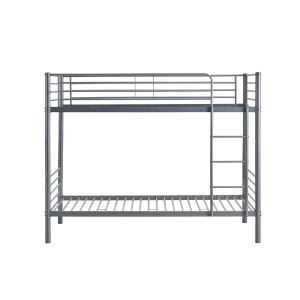 Beliche duplo metal 90cm costa cinza