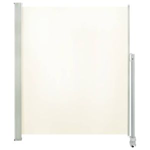 vidaXL toldo lateral retráctil para patio 160x300 cm crema
