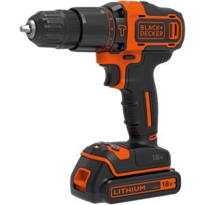 Furadeira de impacto sem fio blackdecker bdchd18k - 18v li-ion 1,5 ah - car