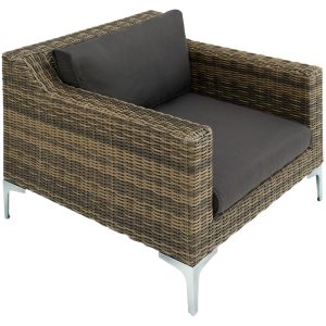 Peça modular para conjunto em rattan villanova poltrona