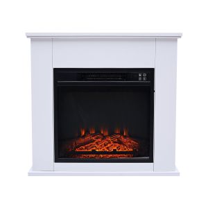 Lareira elétrica estilo tradicional mdf branco 2000w che-610