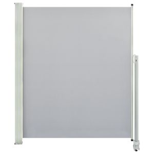 vidaXL toldo lateral retráctil para patio 160x300 cm gris