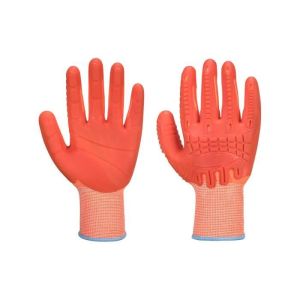 Luva supergrip impact cut hr - portwest - laranja - tamanho xl - revestimen