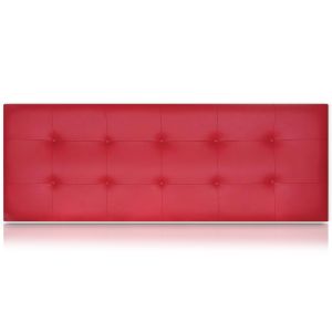 Cabeceros artemisa tapizado polipiel rojo 145x55 de sonnomattress