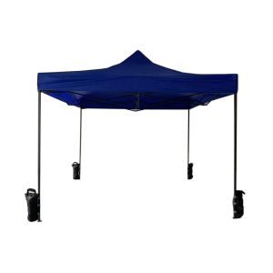 Tenda dobrável ficus azul 3x3 m