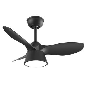 Ventilador cúbico dc 36w preto 3 lâminas