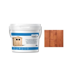 Kit de proteção da madeira timbela 5l + 5l branco/mogno