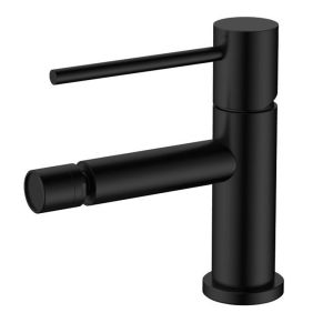 Kibath torneira monocomando para bidé zuñi preto fabricada em latão