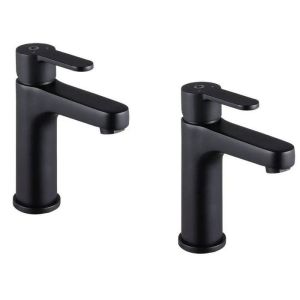 2 pcs cecipa preto torneira misturadora para bacia torneira para pia do ban