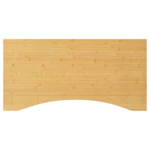 vidaXL tablero de escritorio de bambú 110x55x2,5 cm