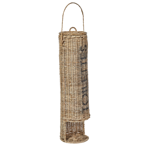 Suporte autónomo de papel higiénico em rattan natural akaba