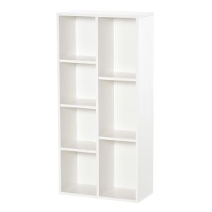 Estante para livros aglomerado de madeira color blanco 50x24x106cm Homcom