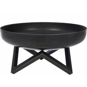 Taça de combustão pello aço preto