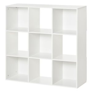 Estante para livros aglomerado de madeira color blanco 91,5x29,5x91,5 cm