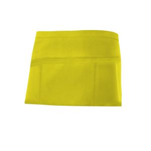 Velilla avental curto u amarelo fluorescente