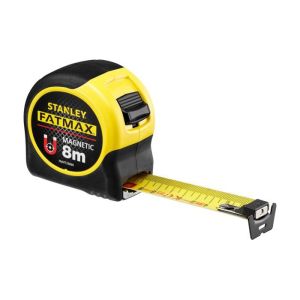 Fita de gancho magnético - stanley - 8m x 32mm - revestimento mylar de alta