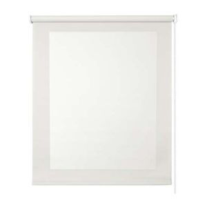 Estores screen estore de rolo com tecido técnico branco 120 x 250 cm