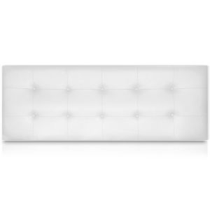 Cabeceros artemisa tapizado polipiel blanco 145x55 de sonnomattress