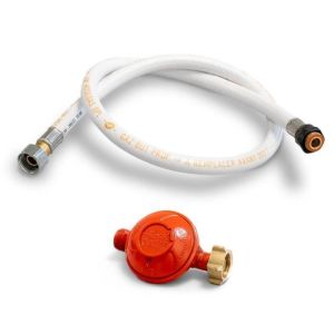 Kit regulador de gás propano 37 mbar + mangueira flexível de gás 1,00 m chu