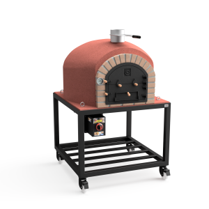 Movelar - forno a lenha modelo vesuvius (bordéus - 596 x 100 x 100 cm)