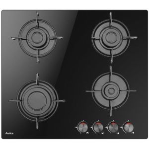Cooktop a gás amica em vidro
