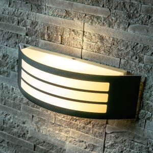 Cgc lighting aplique curvo de exterior E27 ip54