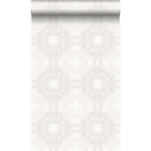 Origin wallcoverings papel de parede forma gráfica branco - 53 cm x 10,05 m