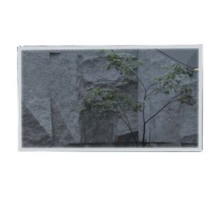 Espelho retangular preto - LED anti-embaciamento 80x140 preto 6500k frio