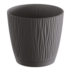 Vaso sandy p, dimensões (mm) 239x239x225, cor antracite